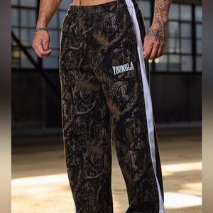 YoungLA Camouflage Baggy Joggers with White Drawstrings (aka “Timeless Sweats”)